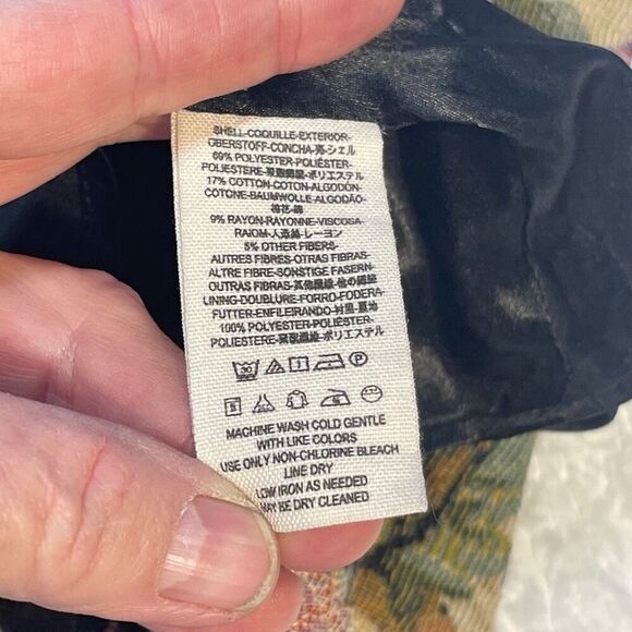 Free People Multicolor Tapestry Floral A-Line Mini LIned Skirt Size 4 - Picture 5 of 9